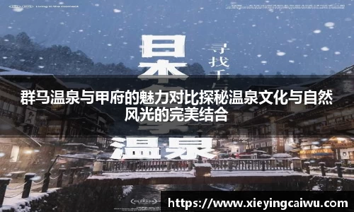 群马温泉与甲府的魅力对比探秘温泉文化与自然风光的完美结合